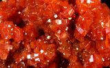 Red Vanadinite Crystal Cluster - Morocco #36979-2
